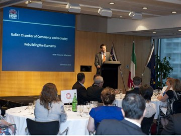 Italian Chamber of Commerce and Industry Business Lunch